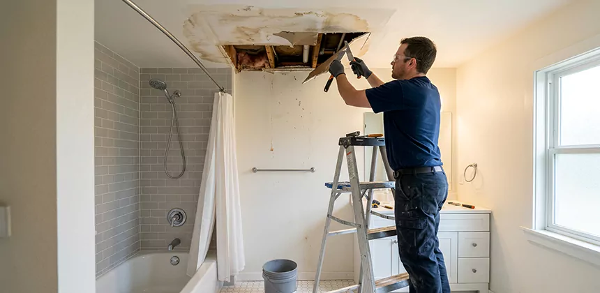 Bathroom Leak Ceiling Repair in Seattle